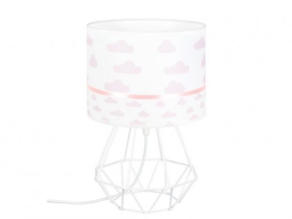 Dětská stolní lampa - Růžové mráčky