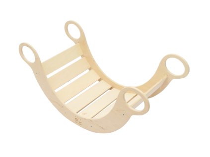 Dřevěná montessori houpačka light 5in1 natur